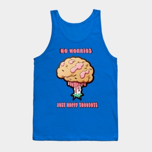 No worries, just happy thoughts | Mental Health Tank Top